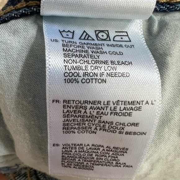 Amuse Society womens size 28 high rise frayed hem jean shorts - Picture 7 of 7